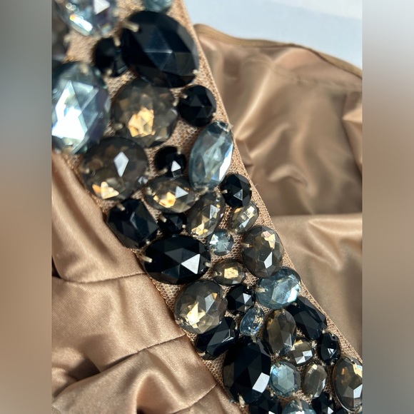 Cache gold jewelled strapless top - Picture 3 of 10